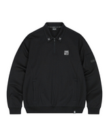 Jamie West Essential Collar Point Half Zip-up Sweatshirts -Black