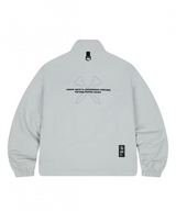 Jamie West Fleece Nylon Reversible Jumper - Gray