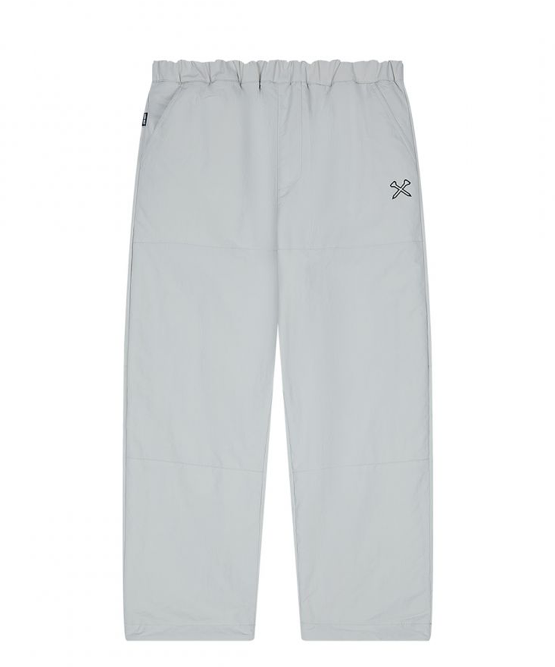 Jamie West Fleece Nylon Reversible Pants - Gray