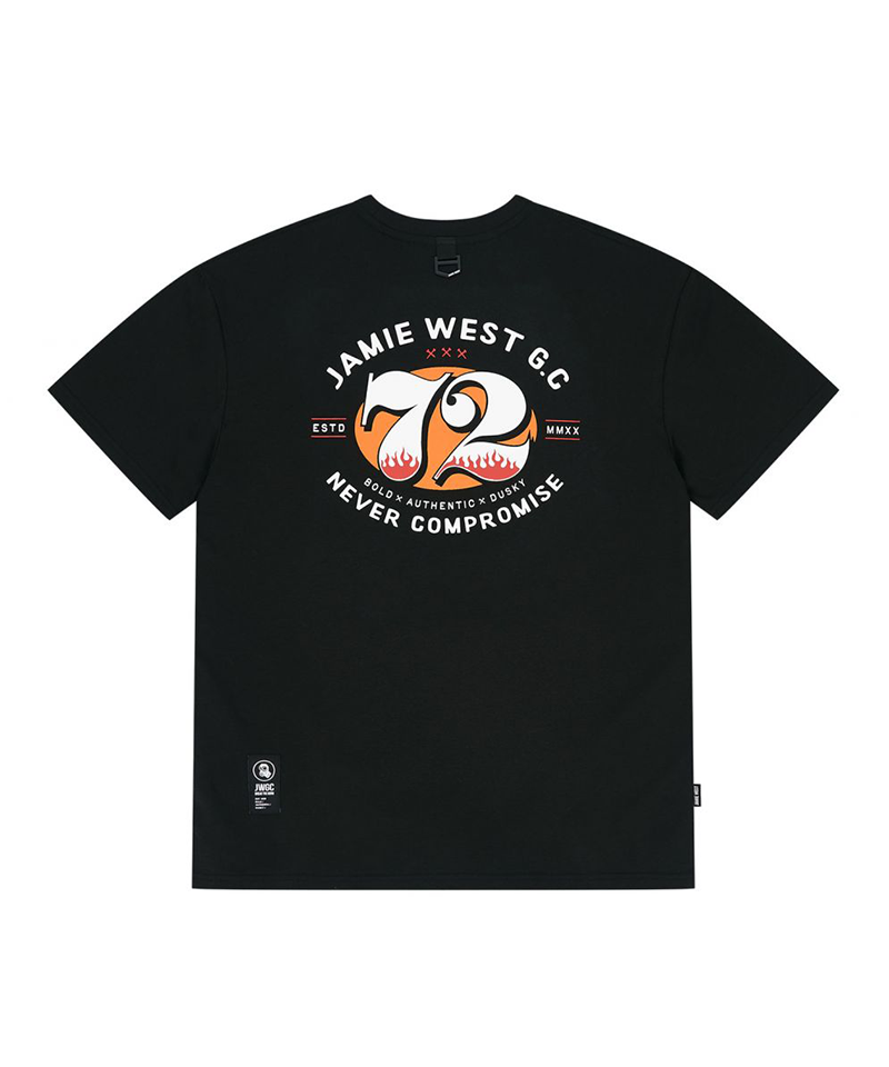 Jamie West NO.72 P-Shirts - Black