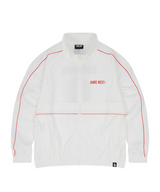 Jamie West No.9 High-Neck Packable Windbreaker - White