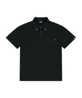 Jamie West Woven Combined Point P-Shirts - Black