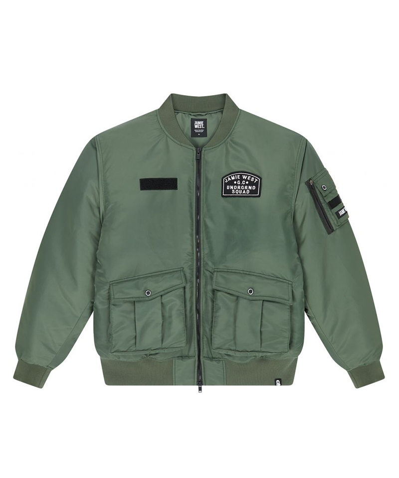 Jamie West Squad MA-1 Heavy Jumper - Green