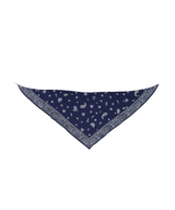 Monday Flow Paisley Triangle Scarf - Navy