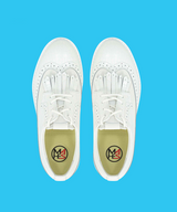 Natural leather 4-way tassel-decorated high-up balance handmade golf shoes - 4 Colors