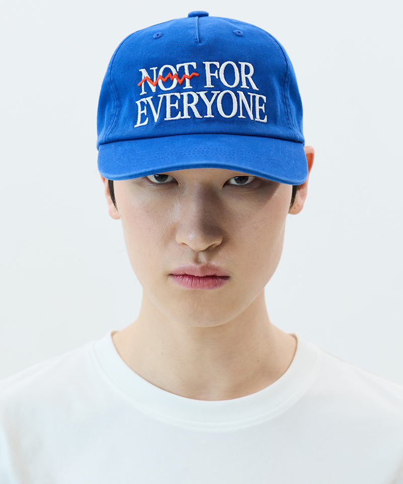 Jamie West Slogan Embroidery Washed Ballcap - Navy