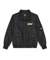 Jamie West Stand Collar Windbreaker - Black
