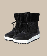 Wool-Lined Padded Ankle Golf Boots - 2 Colors