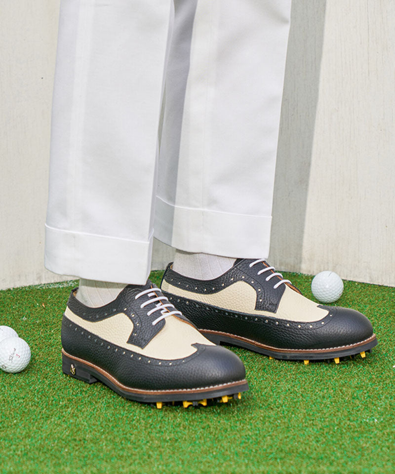 ALL CLASSIC Golf Noble Derby Classic Golf Shoes - Black