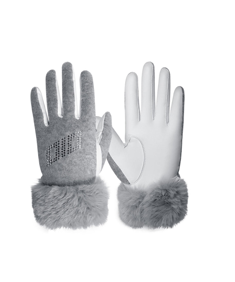 OIO GOLF Winter Golf Gloves for Women - Gray