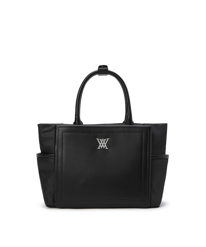 Women's Two Tone Tote Bag - Black