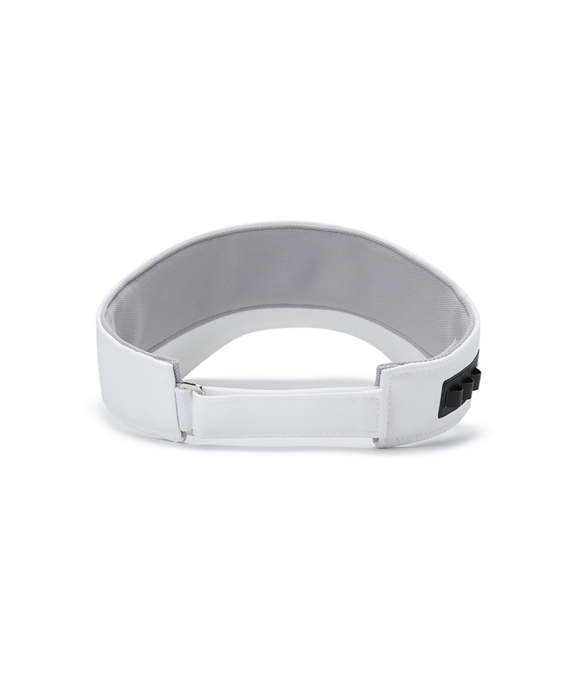 Uni Tee Holder Logo Visor - White