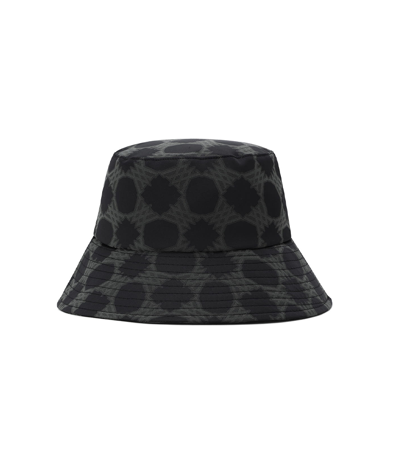 Uni Seasonal Pattern Bucket Hat - Black