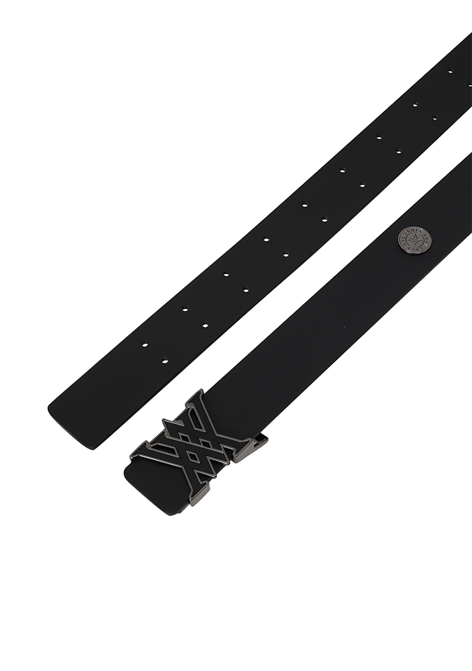 Women's Double Belt - Black