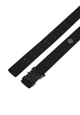 Women's Double Belt - Black