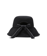Women's Ribbon Bucket Hat - Black