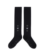 Women's Pocker Knee Socks - Black