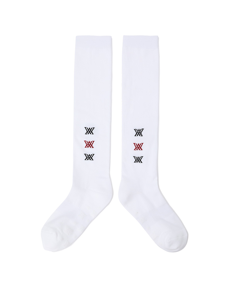 Women's Pocker Knee Socks - White