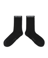 Men's Basic Middle Socks - Black