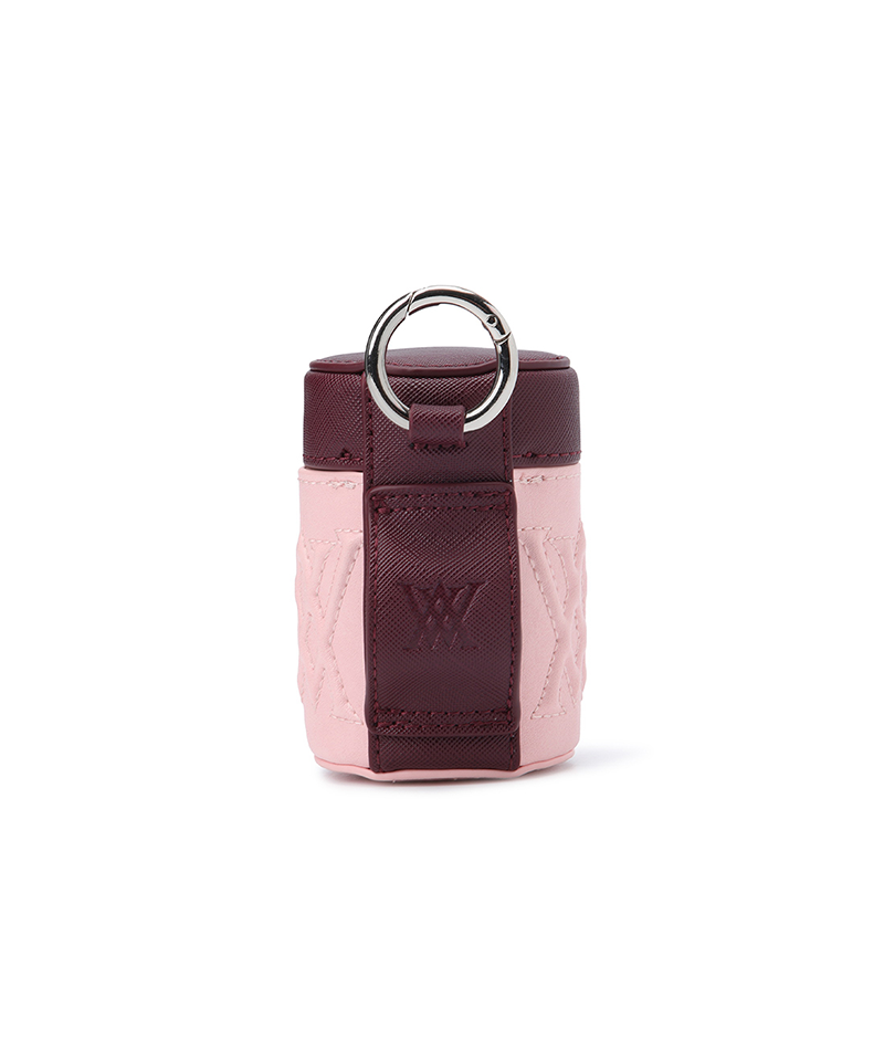 Uni Color Block Two Ball Case - Light Pink