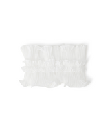 Women's Frill Neck Cover - White