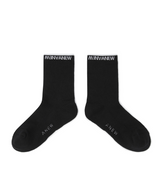 Women's Basic Middle Socks - Black