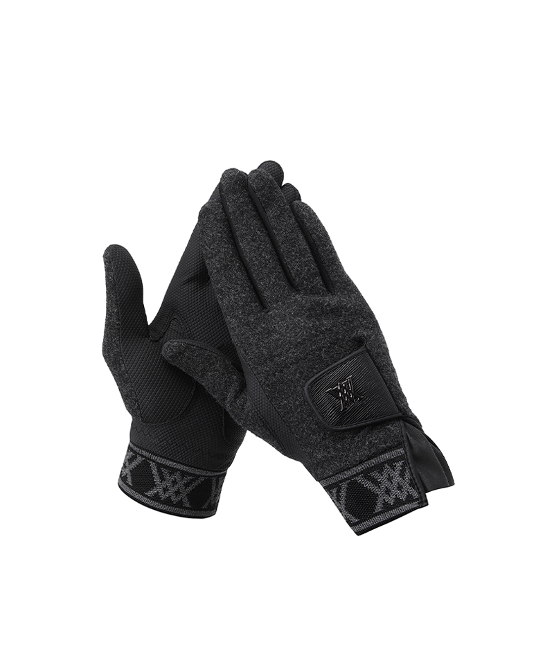 Men's Old Proof Wool Glove (Pair) - Charcoal Grey