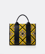 UTAA Midnight Panther Baroque Tote Bag - Yellow
