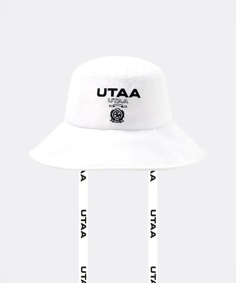 UTAA Women's Laurel Symbol Emblem Bucket Hat - White