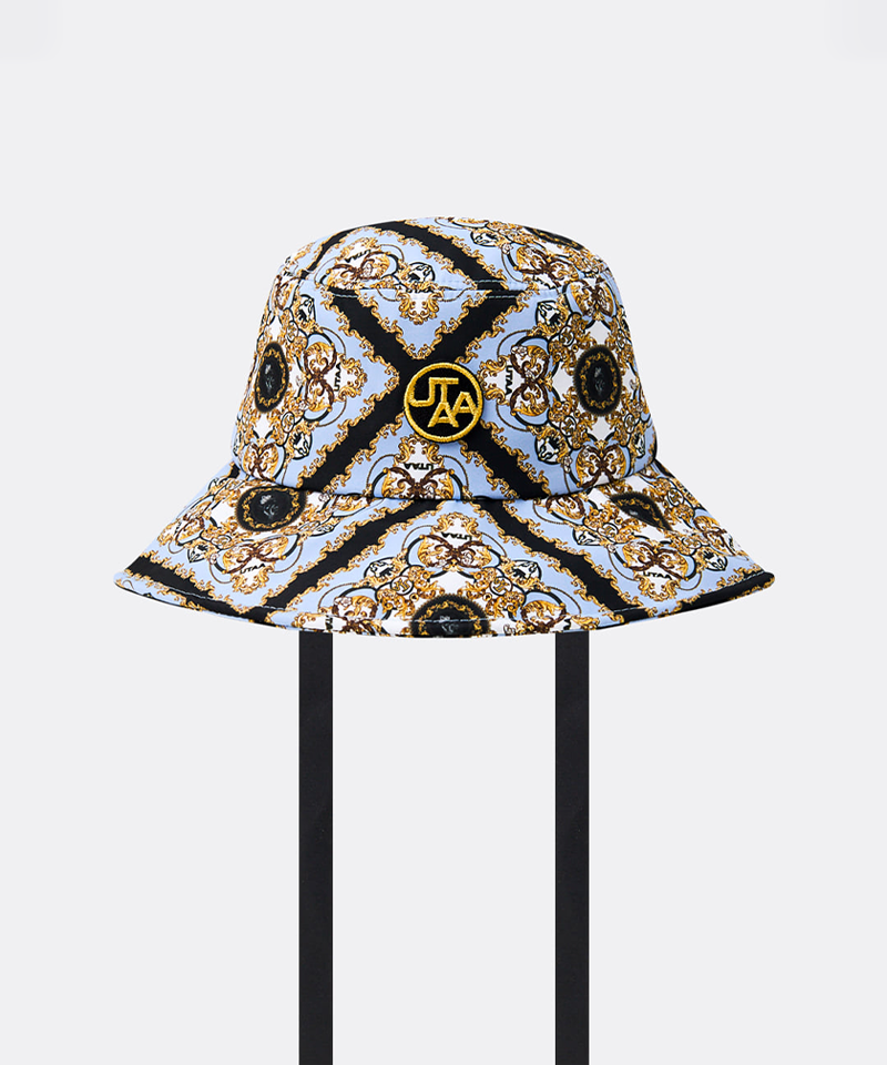 UTAA Women's Midnight Panther Baroque Bucket Hat - Sky Blue