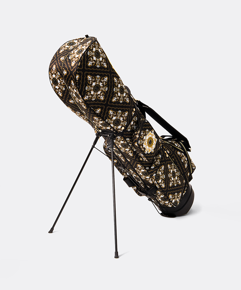 UTAA Midnight Panther Baroque Strand Caddie Bag - Black