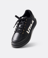 UTAA Women's Gilt Bold Logo Platform Sneakers - Black