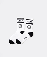 UTAA Women's Ring Panther Line Color Socks - White