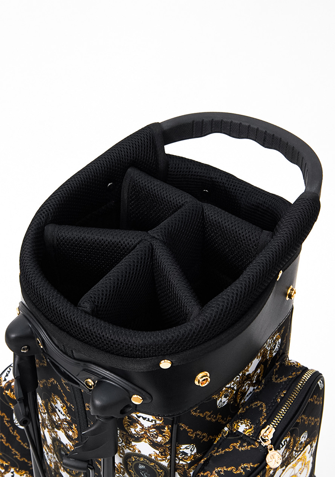 UTAA Midnight Panther Baroque Strand Caddie Bag - Black