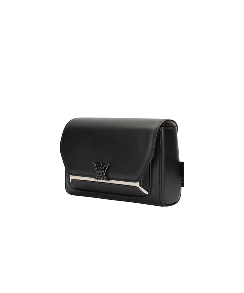 Octa Angle Belt Bag - Black