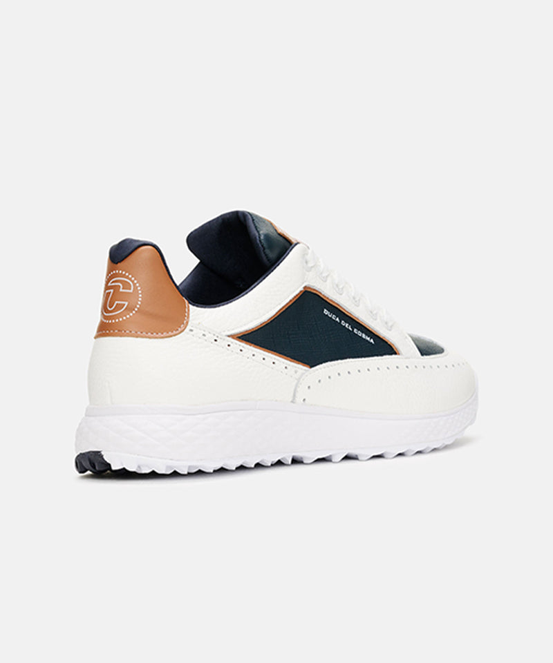 Men's Girona - White/Cognac/Navy