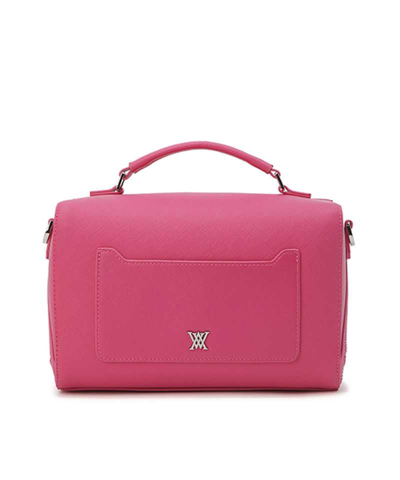Women's Diamond Square Color Tote Bag - Hot Pink