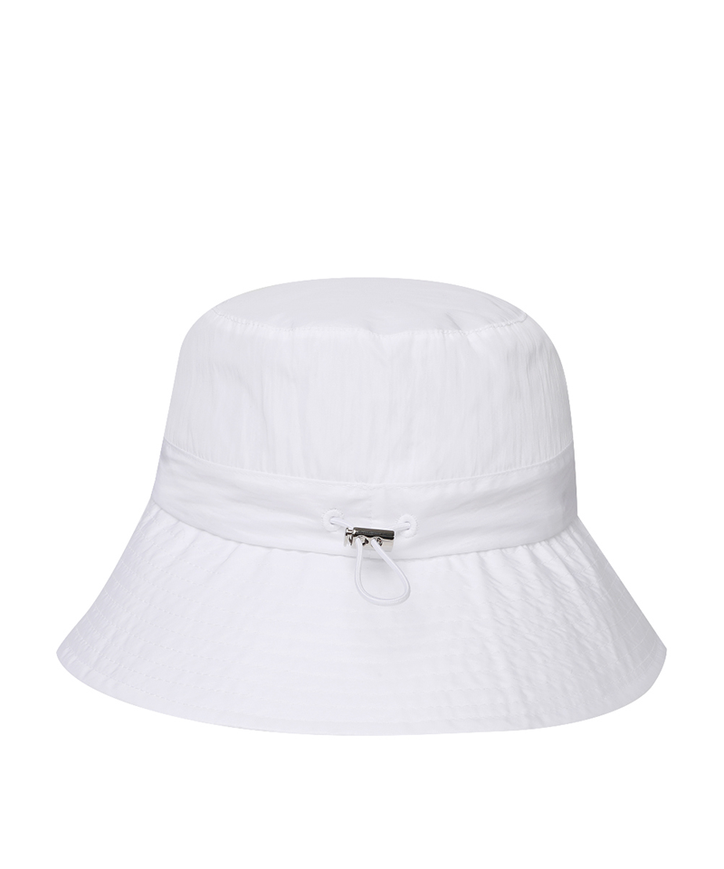 Monday Flow Light Weight Bucket Hat - White