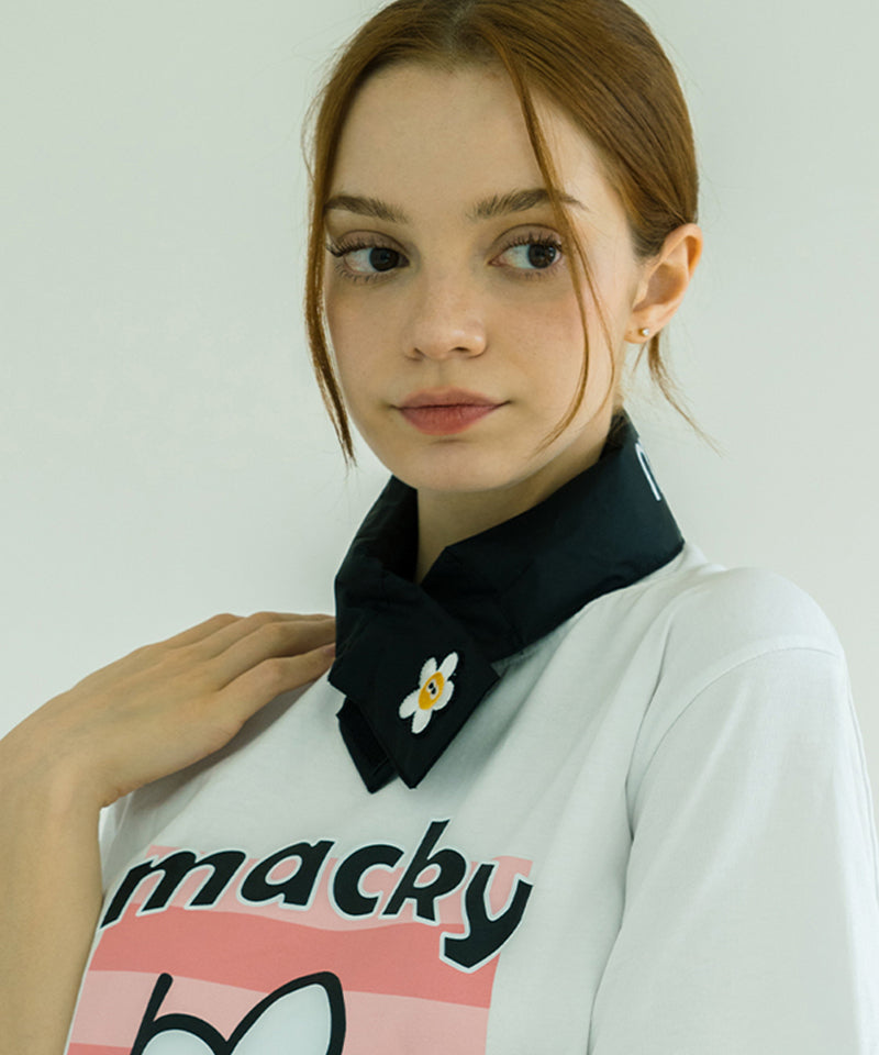 MACKY Golf: Ice Logo Neck Scarf - Black