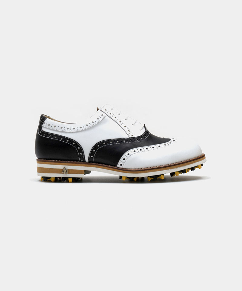 ALL CLASSIC Golf Noble Wingtip Classic Golf Shoes - White Toe ...