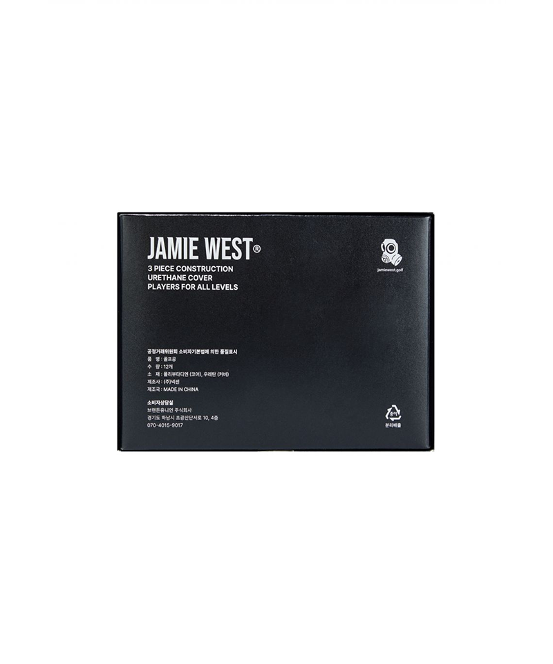 Jamie West 3PC Urethane Cover Golf Ball (Dozen)