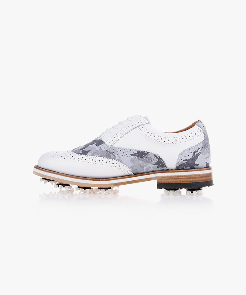 [Spcial Deal] HENRY STUART  Mysuit Classic Men's Spike Golf Shoes 103 - Gray Camo