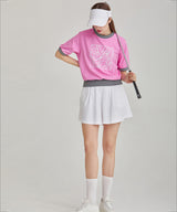 NMA Square 5-Part T-Shirt - Pink