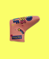 MACKY Golf: Good Vibe Straight Putter Cover - Coral