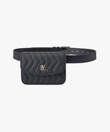 FAIRLIAR Chain Belt Set Hip Bag - Black