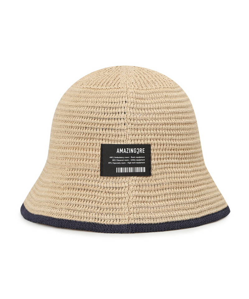 Amazing Cre Unisex Cotton Knitted Hat - Beige