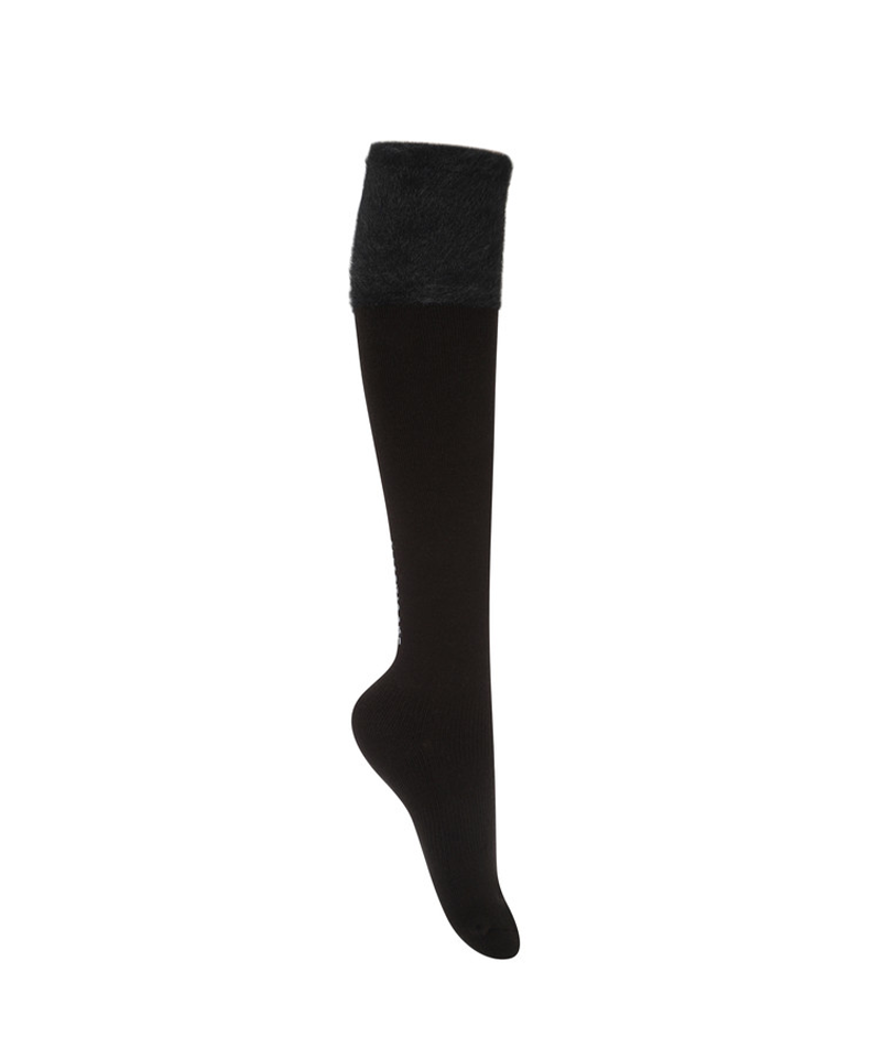 Amazing Cre Women's A/W Over Knee Socks - Black
