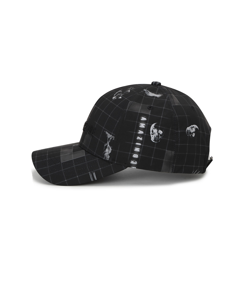 Amazing Cre Unisex 5 Stripe Mesh Cap - Black