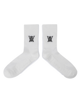 Men's Logo Socks - White