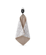 Unisex Logo Pattern Reel Towel - Light Beige